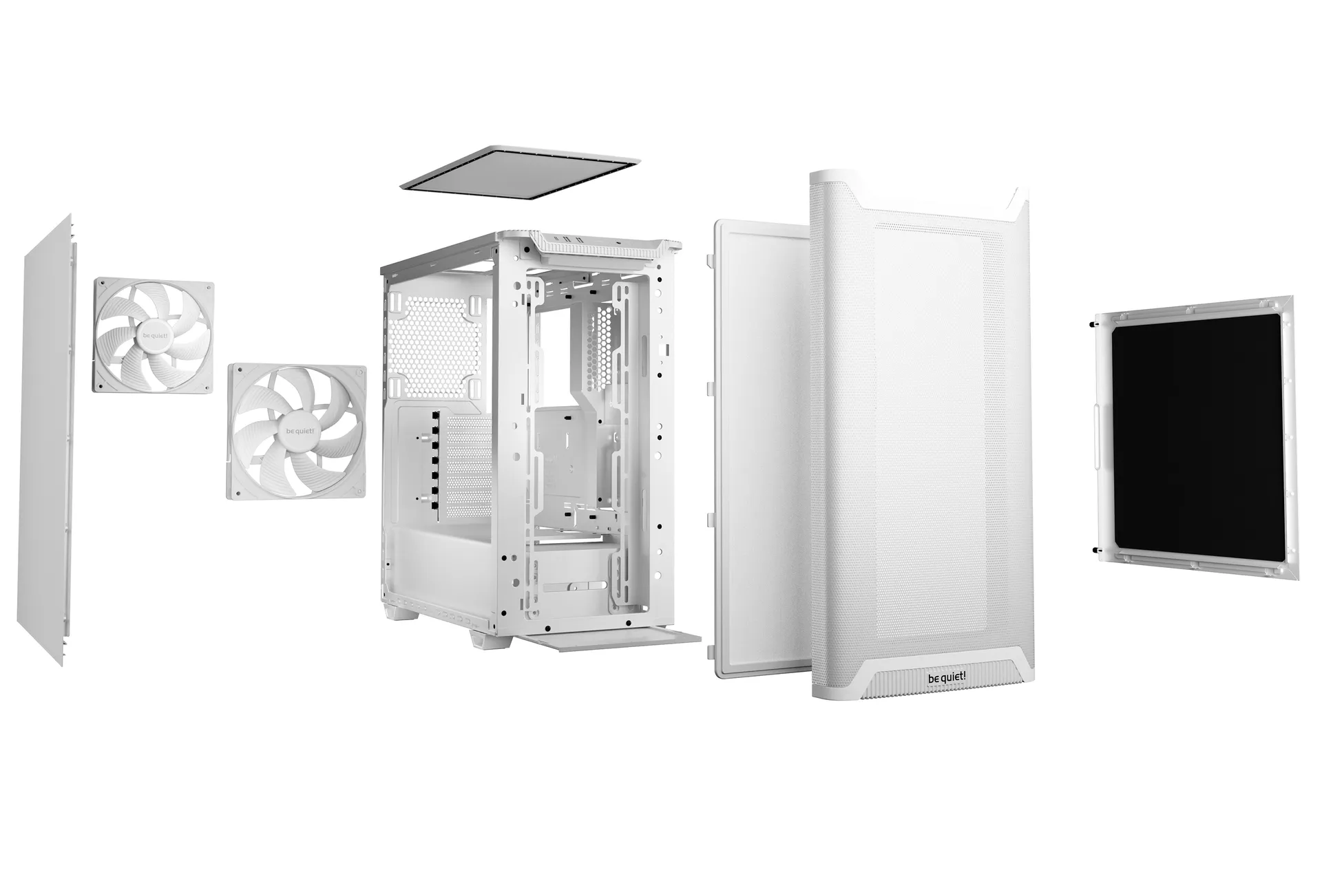 be quiet! PURE BASE 501 Airflow White Midi Tower Weiß – Bild 4