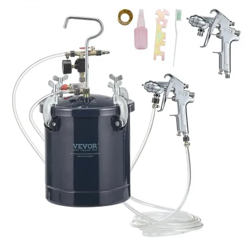 VEVOR Druckbehälter Farbbehälter Sprühfarbe Drucktopf 10 L Drucktank, 60 psi Lackierpistole Farbbehälter Φ 52 x 32 cm Spray Paint Pressure Pot Tank Paint Container Farbspritzpistolen Lacken, Flecken VEVOR Druckbehälter Farbbehälter Sprühfarbe Drucktopf 10 L Drucktank, 60 psi Lackierpistole Farbbehälter Φ 52 x 32 cm Spray Paint Pressure Pot Tank Paint Container Farbspritzpistolen Lacken, Flecken