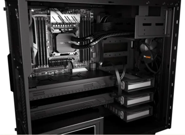 be quiet! Pure Base 600 Midi Tower Schwarz, Silber – Bild 6