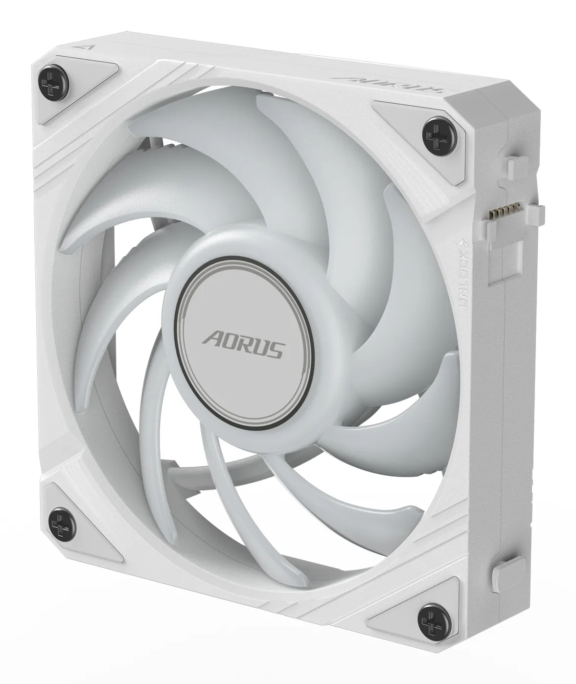 GIGABYTE AORUS EZ CHAIN FAN 120 ICE Hauptplatine Ventilator 12 cm Weiß 1 Stück(e) – Bild 4