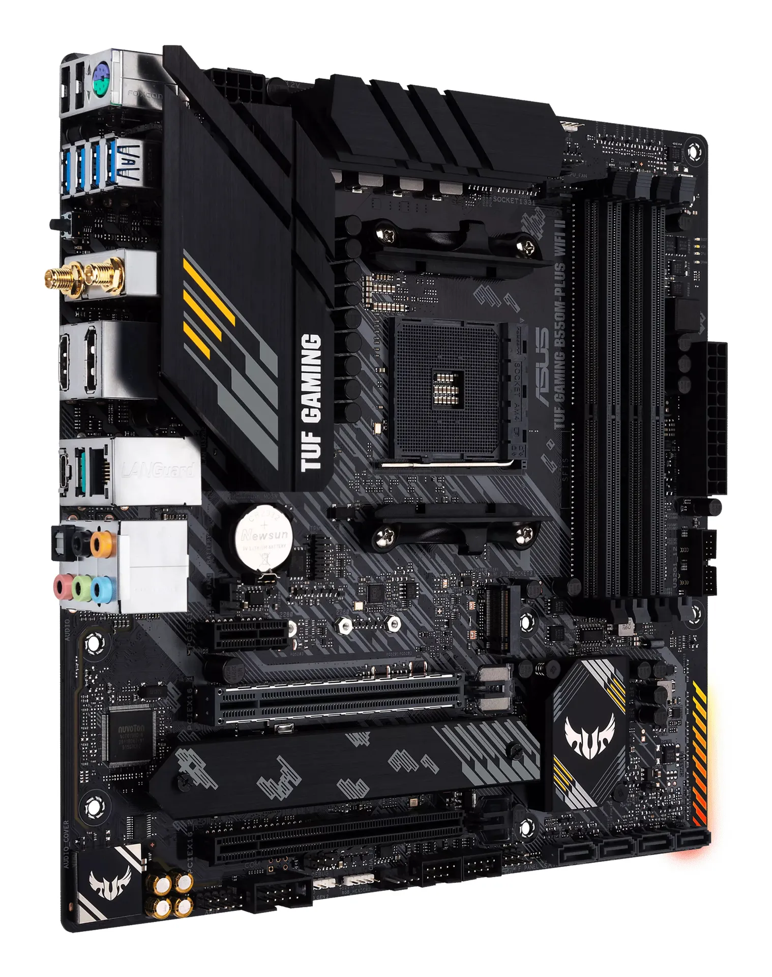 ASUS TUF GAMING B550M-PLUS WIFI II AMD B550 Sockel AM4 micro ATX – Bild 3