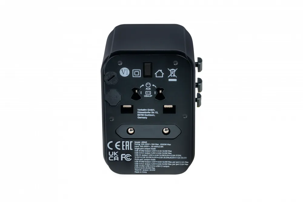 Verbatim 49545 Netzstecker-Adapter Universal – Bild 2