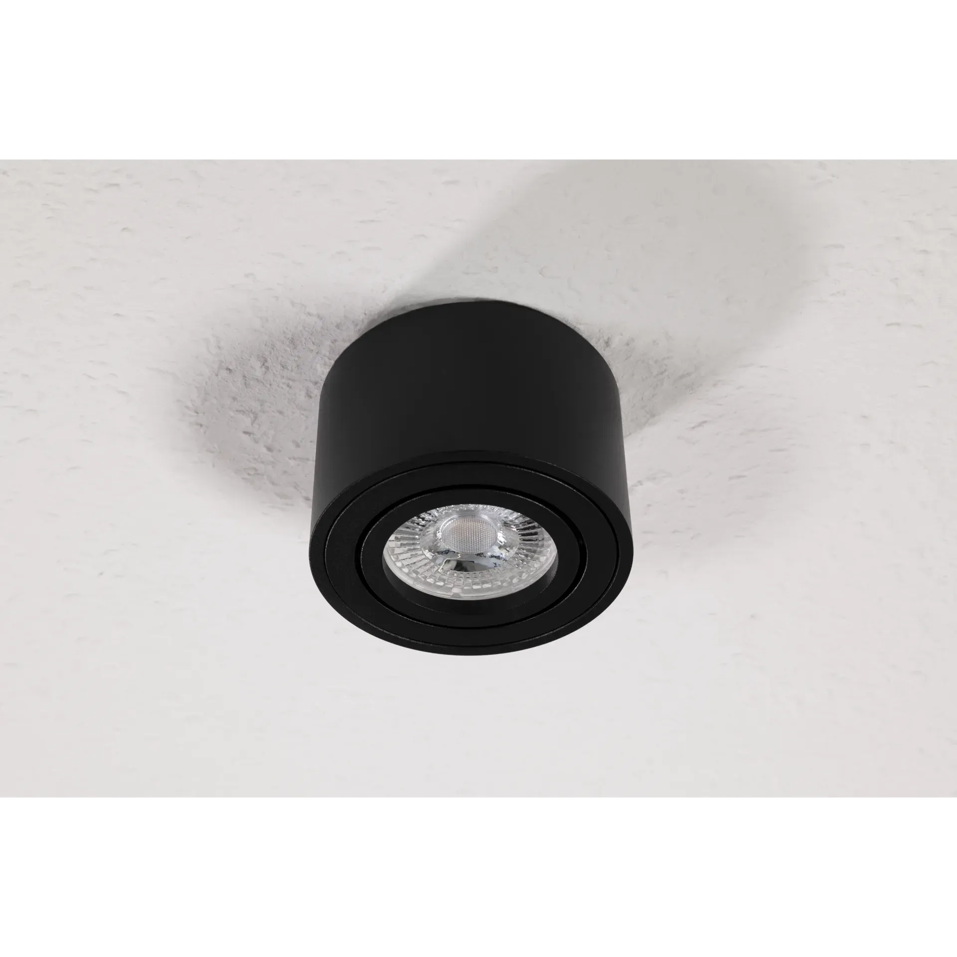 LED-Aufbauleuchte McShine, 5W, 400Lumen, 3000K, ØxH 80x50mm, schwarz, 10er-Pack – Bild 3
