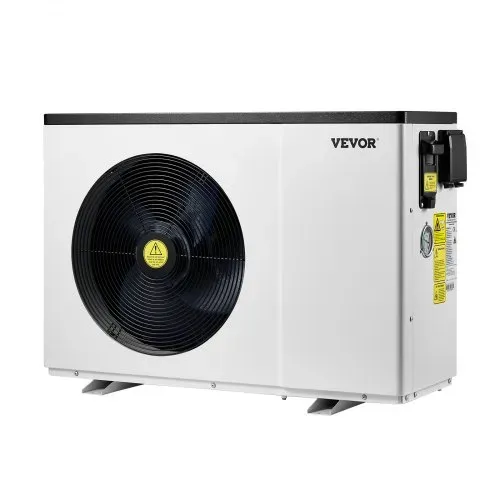 VEVOR Elektrische Pool-Wärmepumpe, 2,51–11,38 kW Heizleistung, energiesparende Poolheizungen mit variabler Frequenz für 25–50 m³ Aufstellpools, Heiz- und Kühlpool-Warmwasserbereiter AC 220–240 V 50 Hz – Bild 10