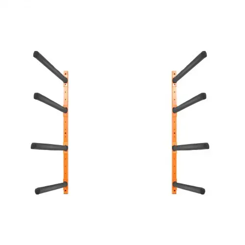 VEVOR Kayak Wandalterung Kajak Aufhänger 1168 x 850 x 45 mm, Kajakständer 4 Kajaks 797,5 ± 10 mm Stützarmlänge, 181,6 kg Tragfähigkeit Kajak Aufbewahrungsregal Robuste Kajak-Aufbewahrungshaken – Bild 10