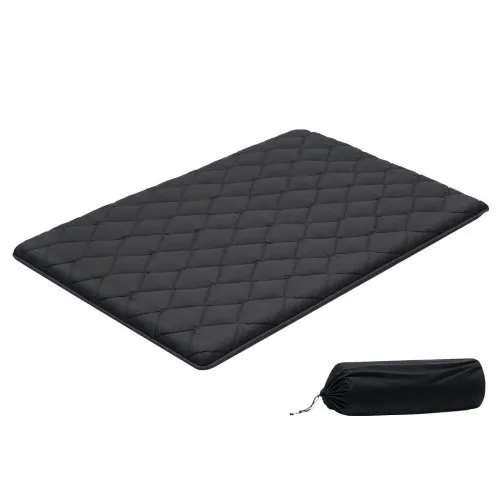 VEVOR japanische Futon-Matratze (2032 x 1372 x 89 mm), faltbare Tatami (Full Size), Bodenmatratze mit Aufbewahrungstasche & Befestigungsmaterial, 9-lagige Schlafmatte für Meditation Yoga, Schwarz VEVOR japanische Futon-Matratze (2032 x 1372 x 89 mm), faltbare Tatami (Full Size), Bodenmatratze mit Aufbewahrungstasche & Befestigungsmaterial, 9-lagige Schlafmatte für Meditation Yoga, Schwarz