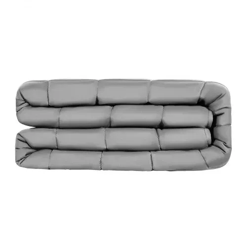 VEVOR Gewichtsdecke, 11,5 kg, Therapiedecke 2235x2640 mm, Kingsize, Gewichtete Decken mit Glasperlen, geeignet für Erwachsene mit 113–140 kg, Linderung von Angstzuständen und Stress, grau – Bild 9