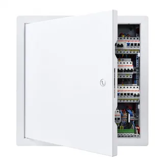 VEVOR Revisionsklappe Trockenbau 337 x 337 mm, Revisionstür aus Verzinktem Stahl mit Schlitzverschluss, Wartungsklappe für Deckenmontage (Sanitär & Elektro), Einbaumaß 315 x 315 mm Inspektionsklappe VEVOR Revisionsklappe Trockenbau 337 x 337 mm, Revisionstür aus Verzinktem Stahl mit Schlitzverschluss, Wartungsklappe für Deckenmontage (Sanitär & Elektro), Einbaumaß 315 x 315 mm Inspektionsklappe
