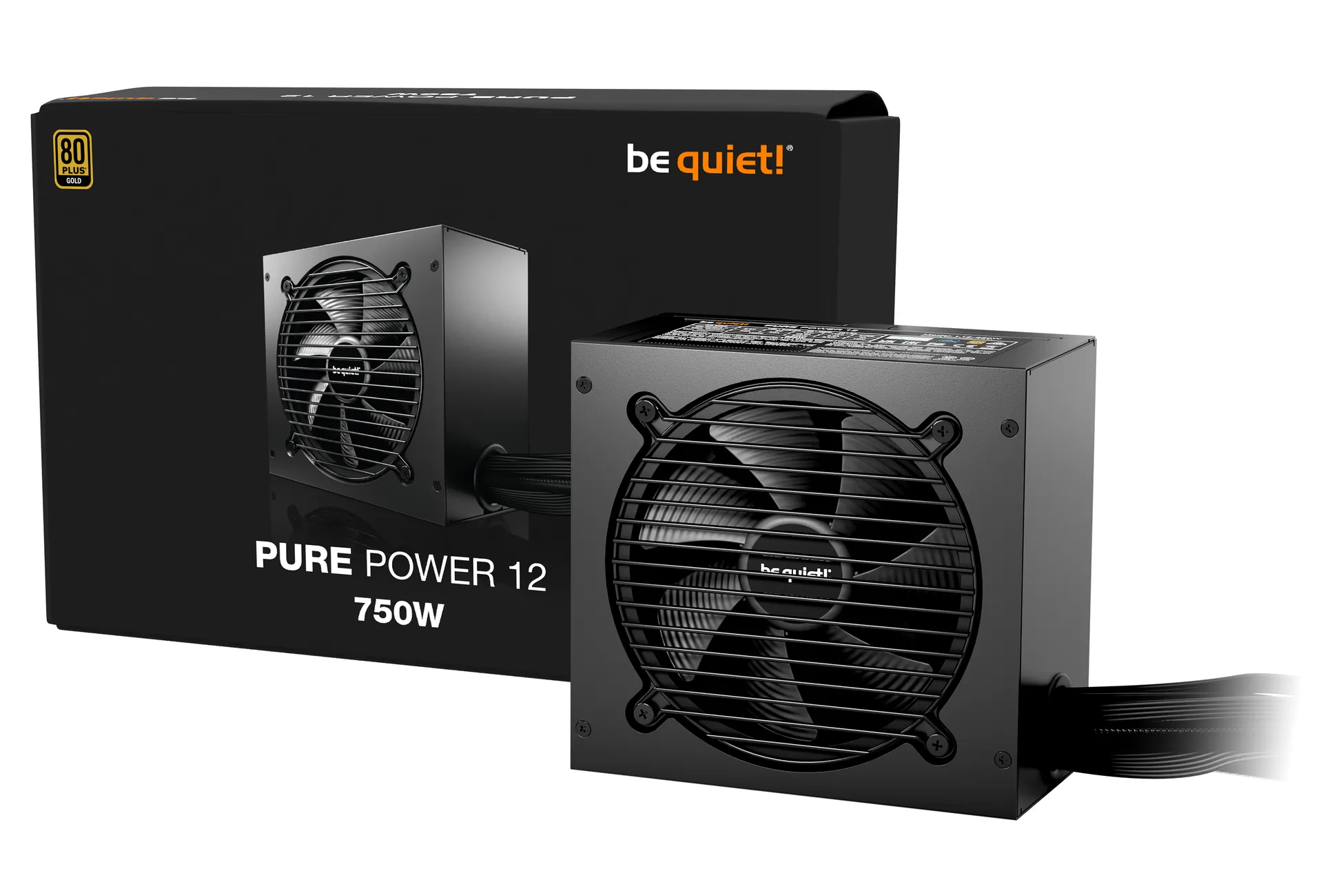 be quiet! PURE POWER 12 750W Netzteil 20+4 pin ATX ATX Schwarz – Bild 3