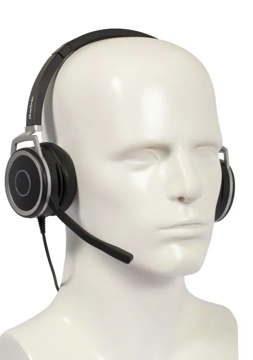 Plusonic Business Headset, 15.2P, binaural, USB & 3,5mm Klinke – Bild 2