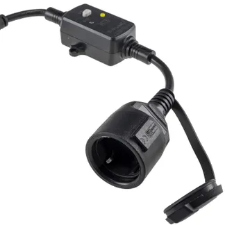 Fehlerstromschutzadapter „CT-RCD“ IP44 Zwischenstecker mit Kupplung / Stecker Fehlerstromschutzadapter „CT-RCD“ IP44 Zwischenstecker mit Kupplung / Stecker
