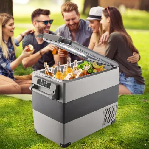 VEVOR Tragbare Kompressor Kühlbox 55 L Auto Kühlschrank 220 V Mini-Kühlschrank Elektrische Gefrierbox Kleiner Gefrierschrank für Auto, Camping, Lkw, Boot – Bild 7