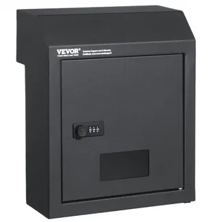 VEVOR Einbau-Türbriefkasten, 305 x 155 x 360 mm, Briefkasten für die Türdurchführung, 43 mm, robuster Stahl, Zahlencode-Schloss für Briefe, Schlüssel, Zuhause, Büro, Dunkelgrau VEVOR Einbau-Türbriefkasten, 305 x 155 x 360 mm, Briefkasten für die Türdurchführung, 43 mm, robuster Stahl, Zahlencode-Schloss für Briefe, Schlüssel, Zuhause, Büro, Dunkelgrau