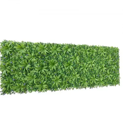 VEVOR Künstliche Hecke, 3x1 m Pflanzenwand, PE-Sichtschutz, Sichtschutzzaun, Windschutz, Heckenzaun, Kunstpflanzen Balkonverkleidung für Hochzeiten, Innenräume, Außengärten, Hinterhöfe (1 Stk.) – Bild 9