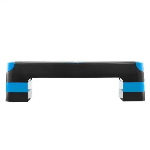 VEVOR Aerobic Steppbrett höhenverstellbares Trainingsbrett (10,16-20,32 cm) Stepper Fitness mit 250 kg Tragfähigkeit rutschfeste Oberflächenbank für Heim-Fitnessstudio Cardio-Krafttraining Blau – Bild 10