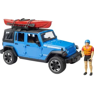 Jeep Wrangler Rubicon Unlimited mit Kajak und Figur, Modellfahrzeug Jeep Wrangler Rubicon Unlimited mit Kajak und Figur, Modellfahrzeug
