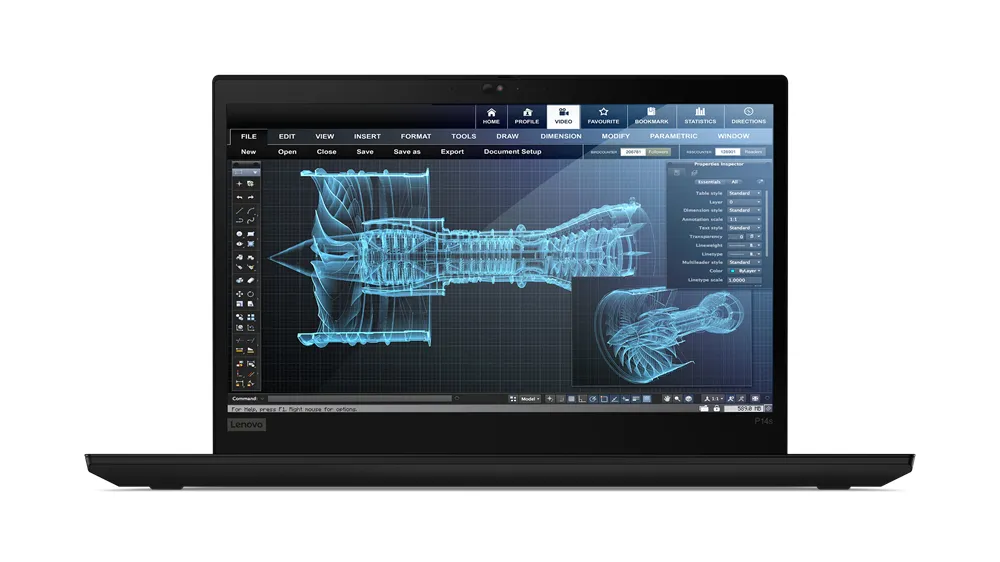 T1A Lenovo ThinkPad P14s Gen 2 Refurbished Intel® Core™ i5 i5-1145G7 Mobiler Arbeitsplatz 35,6 cm (14") Full HD 16 GB DDR4-SDRAM 256 GB SSD Windows 11 Pro Deutsch Schwarz – Bild 4
