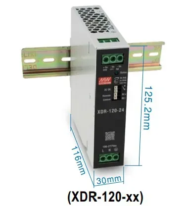 MEAN WELL Netzteil – 48V 120W Hutschiene, schmal MEAN WELL Netzteil – 48V 120W Hutschiene, schmal