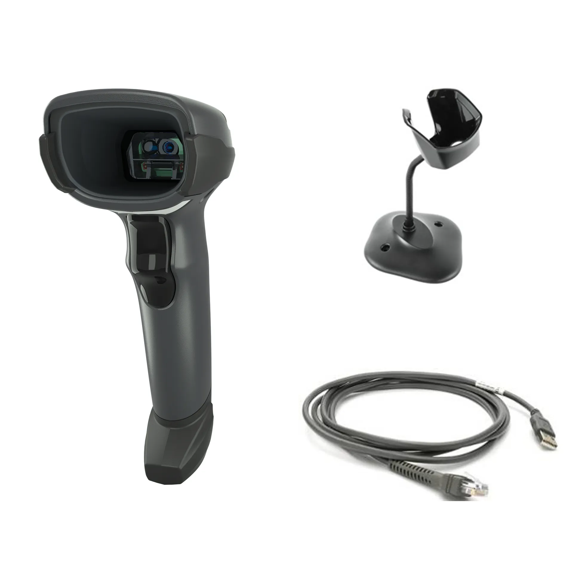 Zebra DS4608-SR Tragbares Barcodelesegerät 1D/2D LED Schwarz – Bild 3