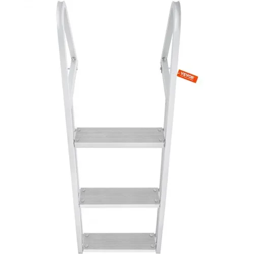 VEVOR Anlegeleiter 3 Stufen 159kg Bootsanlegeleiter abnehmbar 610x455x1225mm – Bild 8