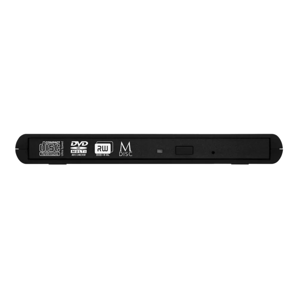 Verbatim External Slimline CD/DVD Writer Optisches Laufwerk DVD±RW Schwarz – Bild 2