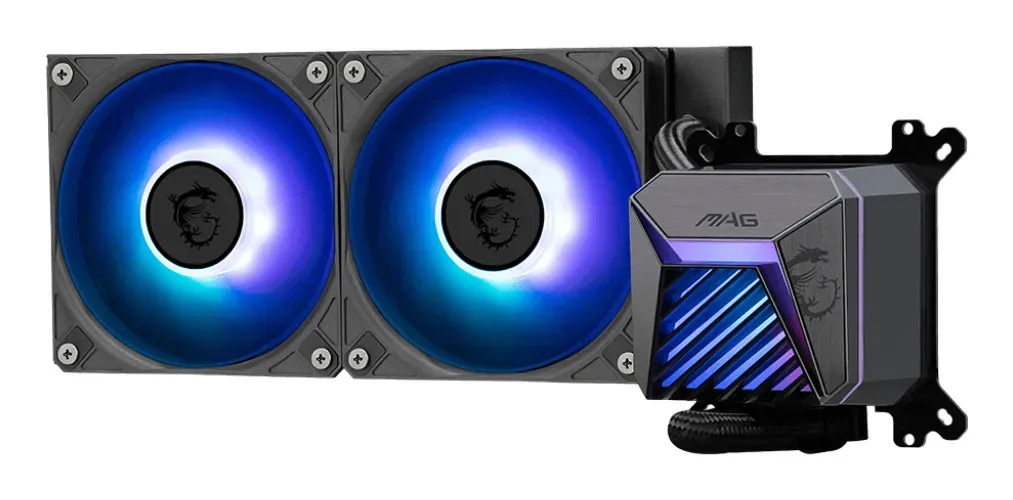 MSI MAG Coreliquid A15 240 Hauptplatine, Prozessor All-in-One-Flüssigkeitskühler 12 cm Schwarz 1 Stück(e) – Bild 3