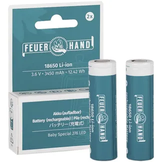 Li-Ion Akkus 18650, 3.450mAh, 2er Set Li-Ion Akkus 18650, 3.450mAh, 2er Set