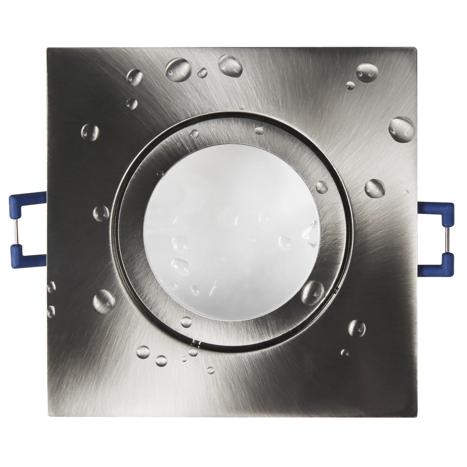 Einbaurahmen McShine ''DL-54'' eckig, Clip-Verschluss, IP44, Edelstahl gebürstet – Bild 2