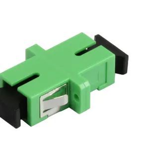 LWL-Kupplung,SC(APC)-Buchse/SC(APC)-Buchse, 9/125u Singlemode, simplex, PVC, Keramikhülse, mit Flansch, Synergy 21 LWL-Kupplung,SC(APC)-Buchse/SC(APC)-Buchse, 9/125u Singlemode, simplex, PVC, Keramikhülse, mit Flansch, Synergy 21