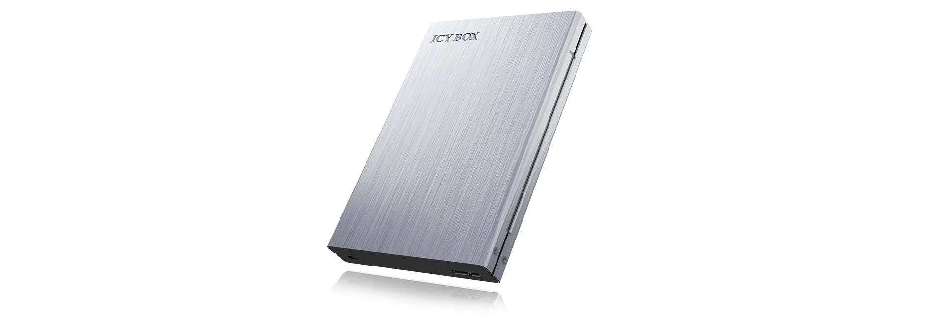 ICY BOX IB-241WP, Ext. HDD-Gehäuse, 1x 2,5" SATA (I/II/III 6Gbit/s) HDD zu USB 3.2 Gen 1 UASP Host, Aluminium, mit einstellbarem Schreibschutz – Bild 5