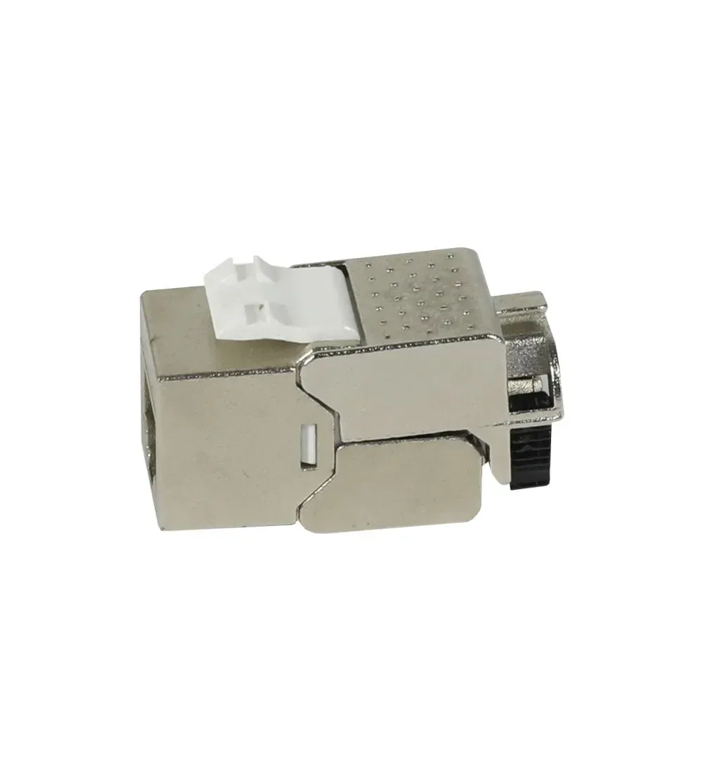 Keystone, Modul, TP-Buchse(RJ45), CAT6A, 500MHz, Slim-line, mit Kabelklemme, Synergy 21, – Bild 2