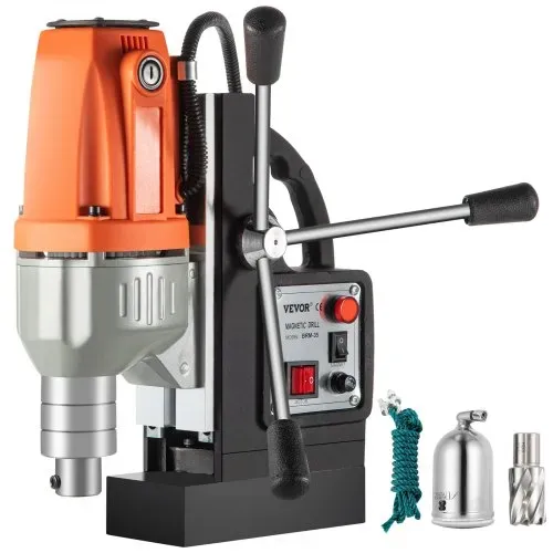VEVOR Magnetbohrmaschine BRM35 160 x 80 mm Kernbohrungen Kernbohrmaschine Magnetic Core DrillsSicherheit Mühelos Kernbohrer Satz mit Kohlebürste Rutschfest Tragbar Dauerhaft für Stahlkonstruktiong VEVOR Magnetbohrmaschine BRM35 160 x 80 mm Kernbohrungen Kernbohrmaschine Magnetic Core DrillsSicherheit Mühelos Kernbohrer Satz mit Kohlebürste Rutschfest Tragbar Dauerhaft für Stahlkonstruktiong