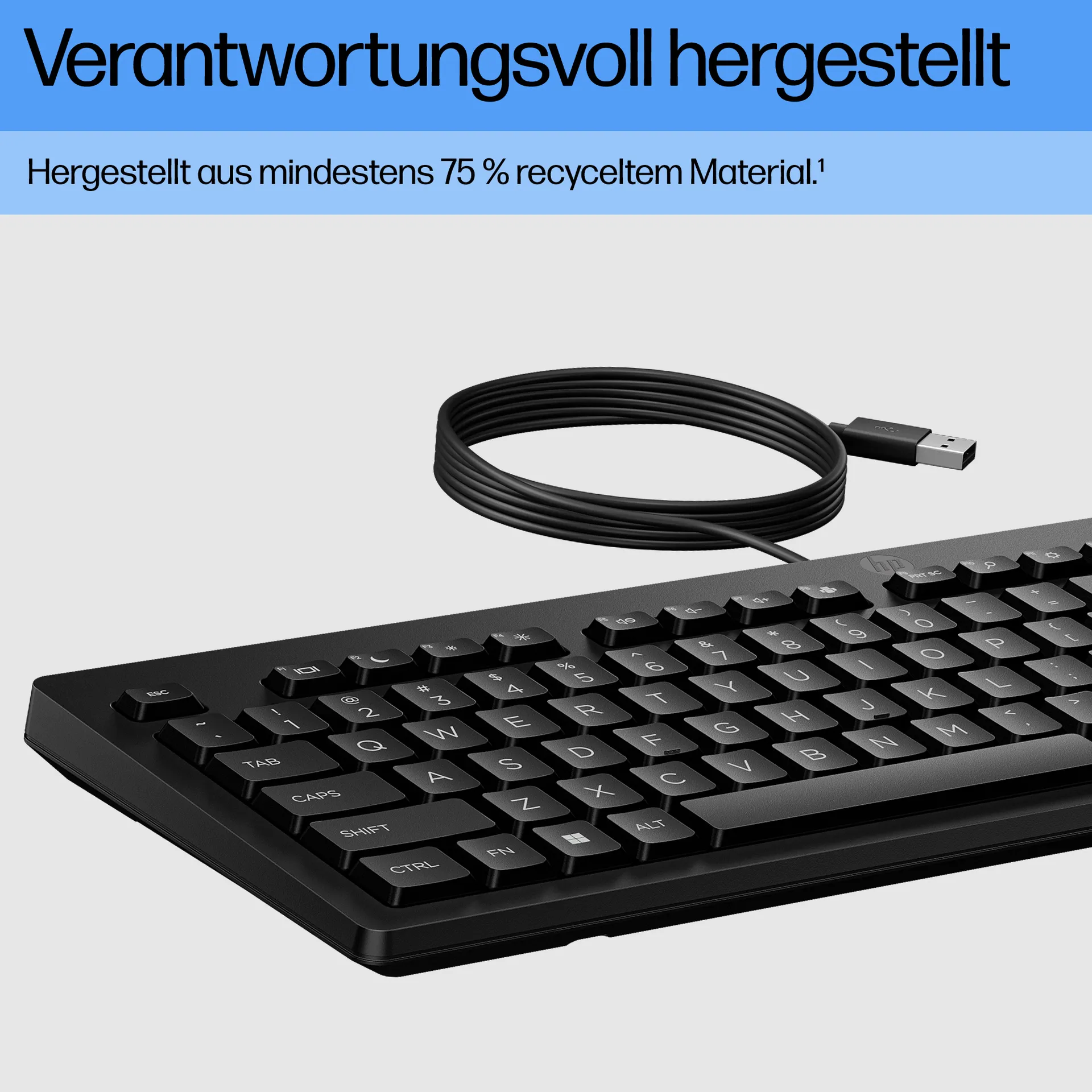 HP 125 G2 Kabelgebundene USB-Tastatur – Bild 6