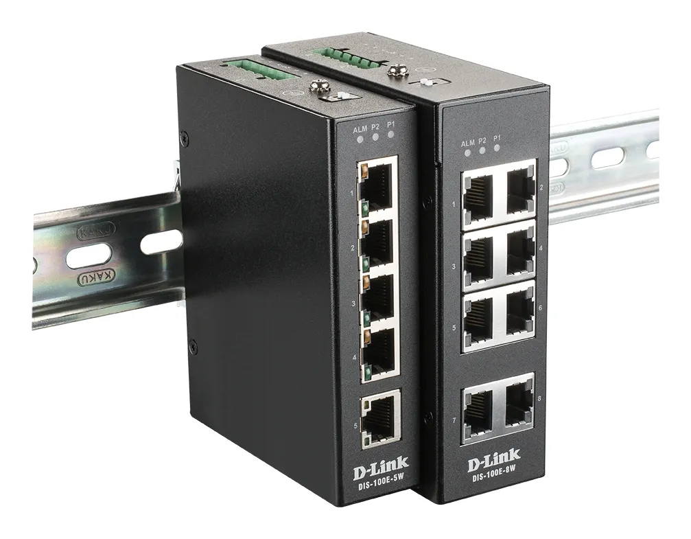 D-Link DIS-100E-5W Netzwerk-Switch Unmanaged L2 Fast Ethernet (10/100) Schwarz – Bild 2