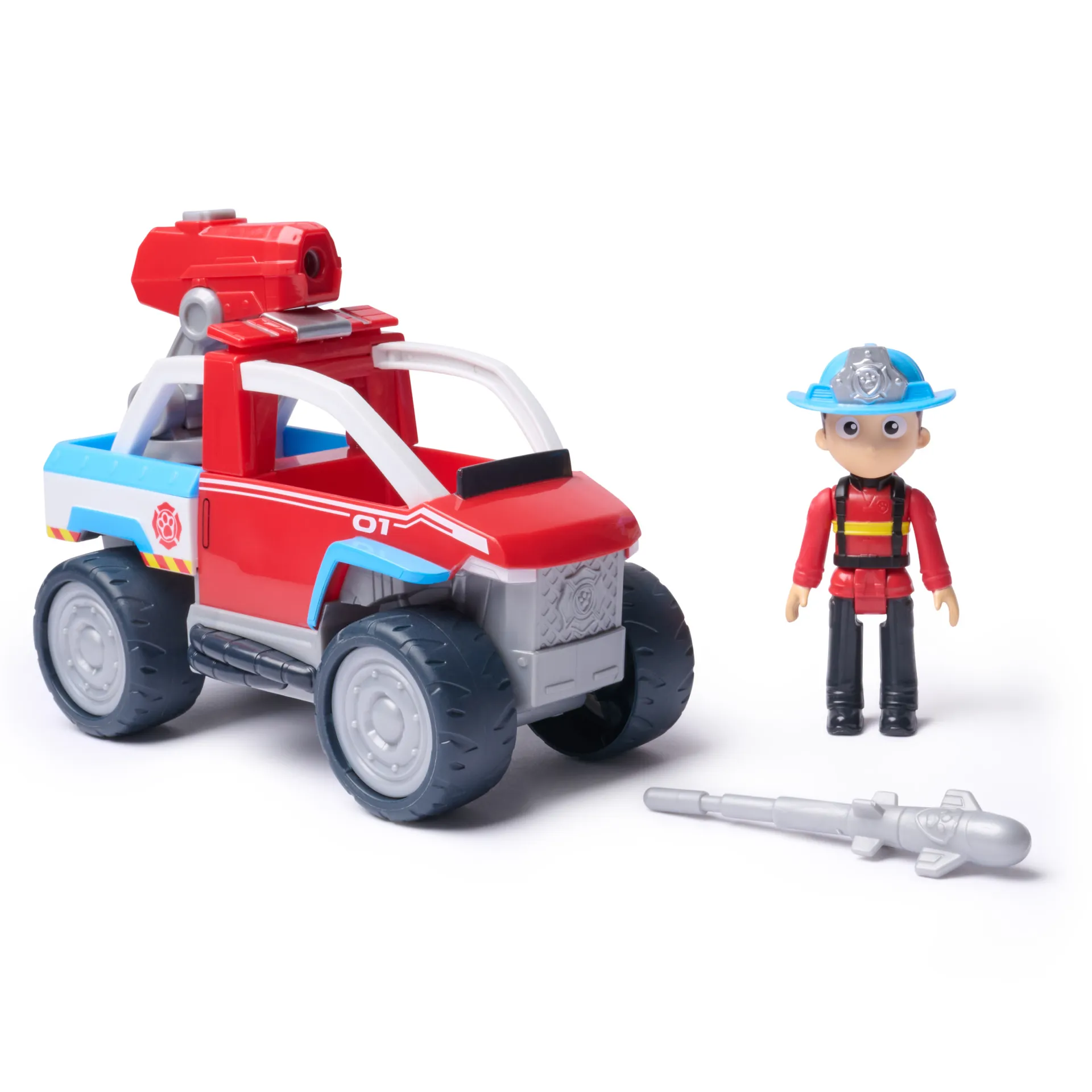 PAW Patrol Fire Rescue - Ryders Rettungsfahrzeug mit Drohnen-Abwerfer und Ryder Figur – Bild 5