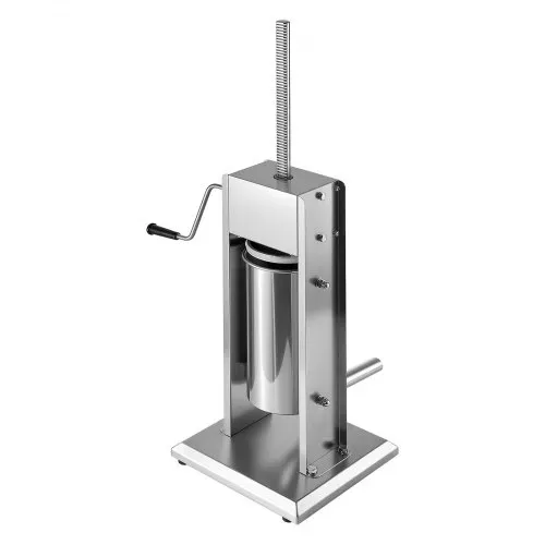 VEVOR manueller Wurstfüller 5 L vertikale Wurstfüllmaschine Fleischfüller mit 2 Geschwindigkeiten (schnell / langsam), Hochleistungsfüller aus Edelstahl mit 5 Wurstfüllrohren, Fleischfüllen – Bild 9