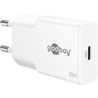 USB-C PD GaN Schnellladegerät Slim (30 W) USB-C PD GaN Schnellladegerät Slim (30 W)