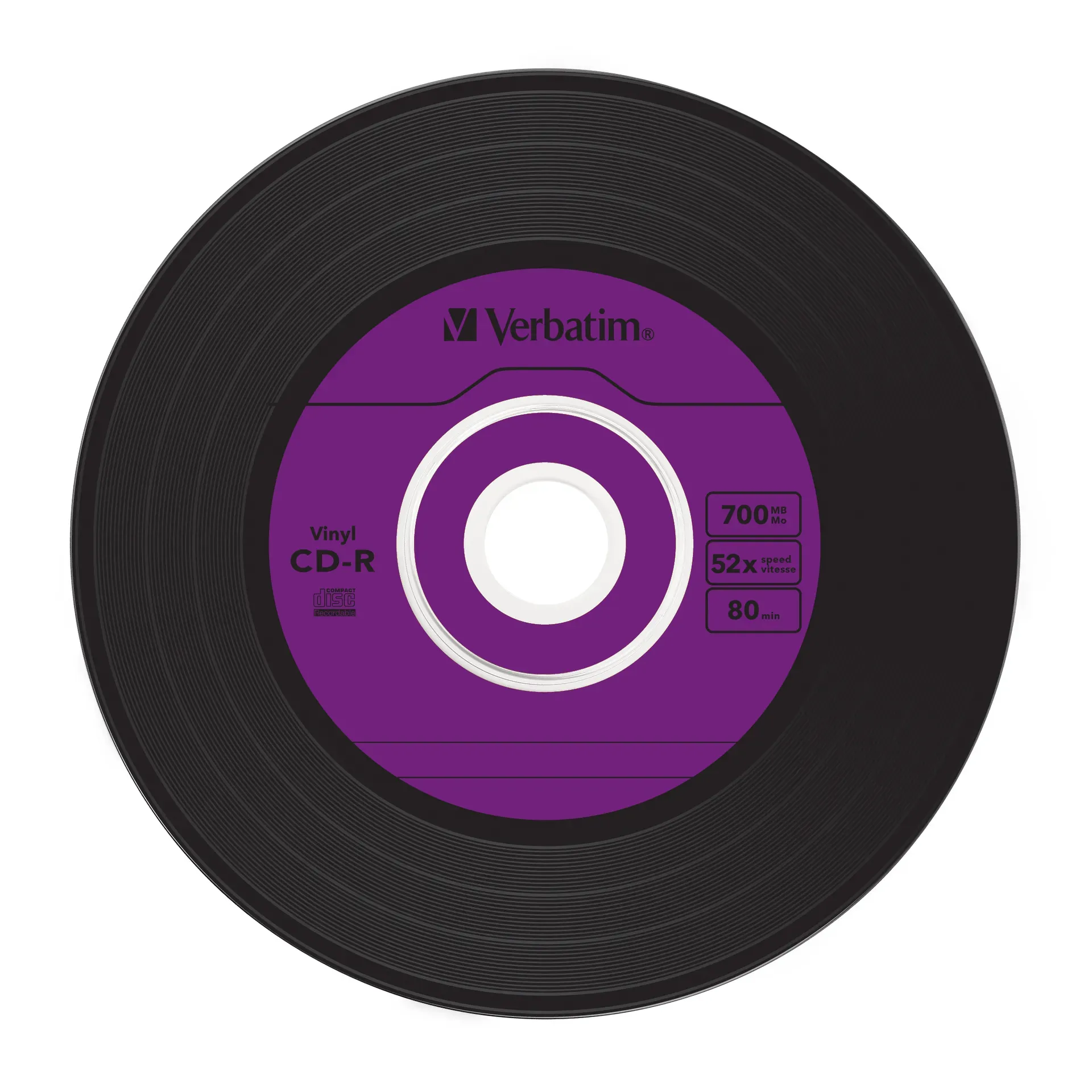 Verbatim CD-R AZO Data Vinyl 700 MB 52x 10 Stück(e) – Bild 6