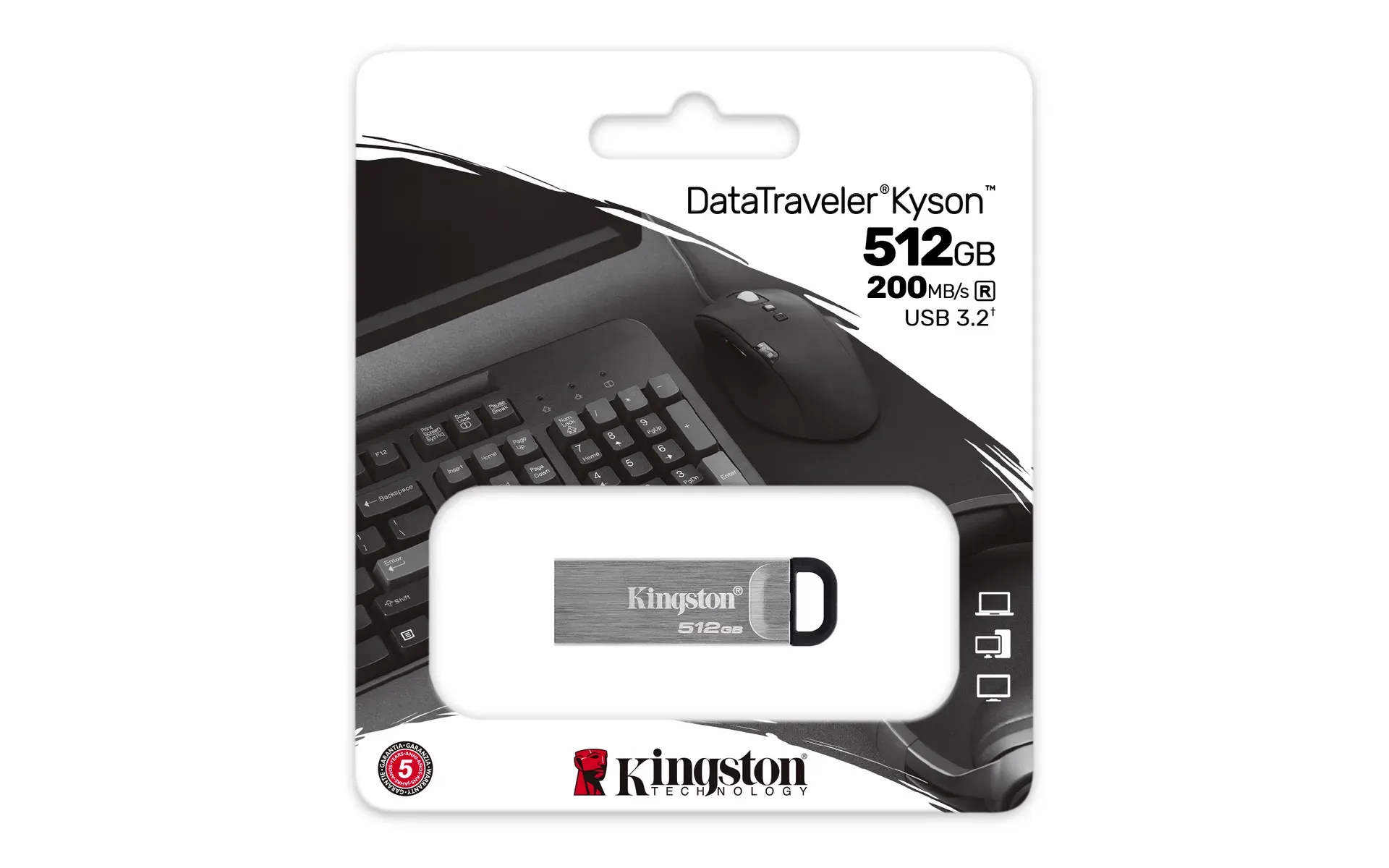 Kingston Technology DataTraveler 512GB Kyson USB-Stick – Bild 4