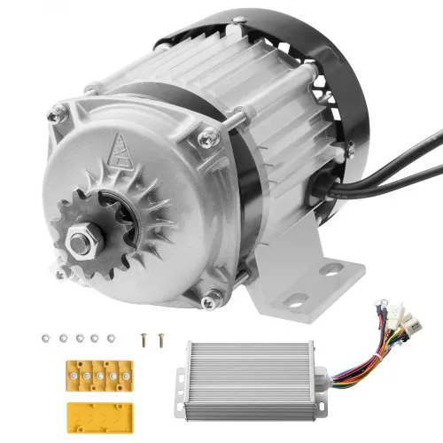 VEVOR 500 W Elektrischer Bürstenloser Gleichstrommotor-Bausatz, Bürstenloser Elektromotor – 48 V 2700 U/min Motor mit verbessertem Drehzahlregler für Go Karts E-Bike Motorrad Roller VEVOR 500 W Elektrischer Bürstenloser Gleichstrommotor-Bausatz, Bürstenloser Elektromotor – 48 V 2700 U/min Motor mit verbessertem Drehzahlregler für Go Karts E-Bike Motorrad Roller
