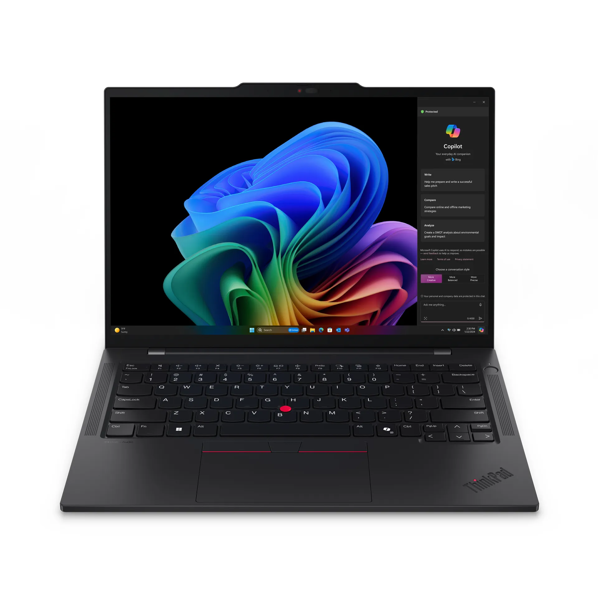 Lenovo ThinkPad T14s Gen 6 (Snapdragon) Copilot+ PC X1E-78-100 Laptop 35,6 cm (14″) WUXGA 32 GB LPDDR5x-SDRAM 1 TB SSD Wi-Fi 7 (802.11be) Windows 11 Pro Deutsch Schwarz Lenovo ThinkPad T14s Gen 6 (Snapdragon) Copilot+ PC X1E-78-100 Laptop 35,6 cm (14″) WUXGA 32 GB LPDDR5x-SDRAM 1 TB SSD Wi-Fi 7 (802.11be) Windows 11 Pro Deutsch Schwarz
