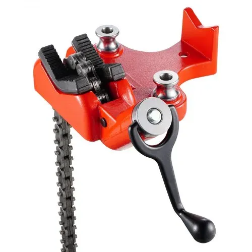 VEVOR Kettenrohrschraubstock, 6,35-152,4 mm Rohrkapazität, 710 mm robuste Kette und Gusseisenbasis, Rohrklemmung in Industriequalität für Klempnerarbeiten, Autoreparaturen, Metallverarbeitung – Bild 10