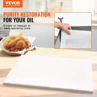 VEVOR Fritteusen-Filterpapier, Fritteusen-Filterblatt, 65 x 43 cm, 100 Blatt VEVOR Fritteusen-Filterpapier, Fritteusen-Filterblatt, 65 x 43 cm, 100 Blatt