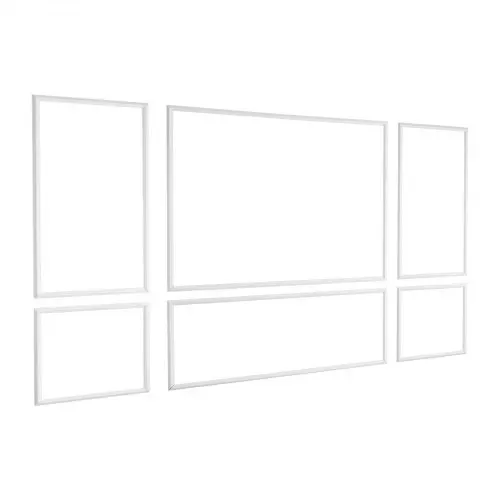 VEVOR Wandform-Set, 3er-Pack, 57,91/121,92/143 cm Stuckleisten aus Lackierbarem Polystyrol, Wasserfeste Wandleiste, Zierleiste für Wände, Friesleisten für Wohnzimmer, Schlafzimmer, Zuhause, Weiß – Bild 10