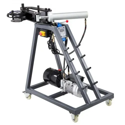 VEVOR Elektrische Rohrbiegemaschine, 750 W Rohrbieger mit 6 L Hydraulikzylinder, Rohrbiegegerät mit Rollen, 3 Matrizen & 180° max. Biegewinkel, geeignet für Rohre von 25,4 mm, 38,1 mm 44,45 mm – Bild 8