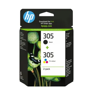 HP 305 2er-Pack Cyan/Magenta/Gelb/Schwarz Original Druckerpatrone HP 305 2er-Pack Cyan/Magenta/Gelb/Schwarz Original Druckerpatrone