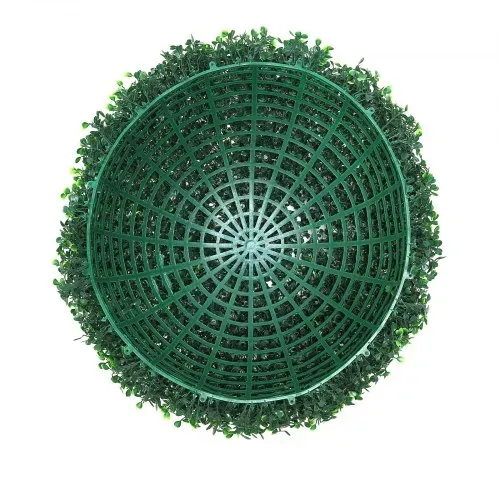 VEVOR 2x Buchsbaumkugel Künstlich Ø50,8cm Garten Deko Buchsbaum Kugel künstlich Buchskugel Kunstpflanze aus PE, Holz, PP inkl. 2 Stk. Dekorative LED-Leuchten und 10 Stk. Ersatzblätter – Bild 9