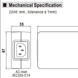 Mean Well Netzteil – 12V 120W Mean Well Netzteil – 12V 120W
