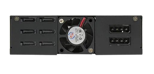 Chieftec CMR-625 Hard Drive Backplane Schwarz – Bild 7