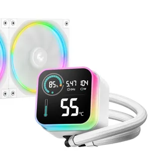 DeepCool LQ360 ULTRA ARGB Prozessor Flüssigkeitskühlung 12 cm Weiß DeepCool LQ360 ULTRA ARGB Prozessor Flüssigkeitskühlung 12 cm Weiß